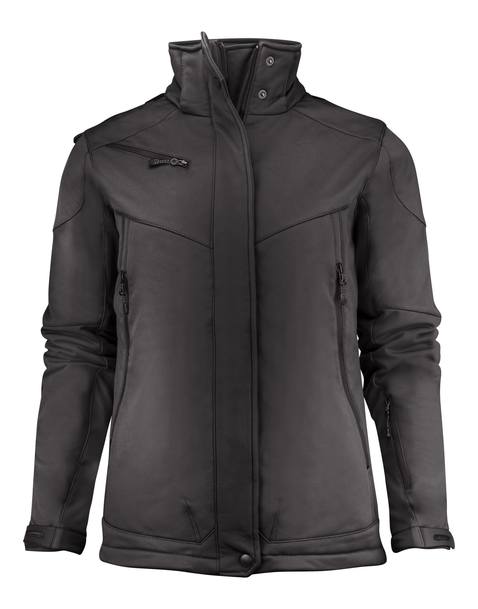 Printer Essentials PE2261041 Ladies Skeleton Softshell Jacket by Printer Essentials — embroidered & printed workwear