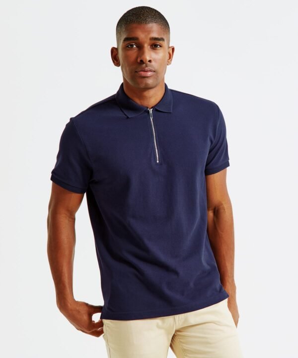Asquith & Fox Men's zip polo - Polo Shirt | Xcel UK