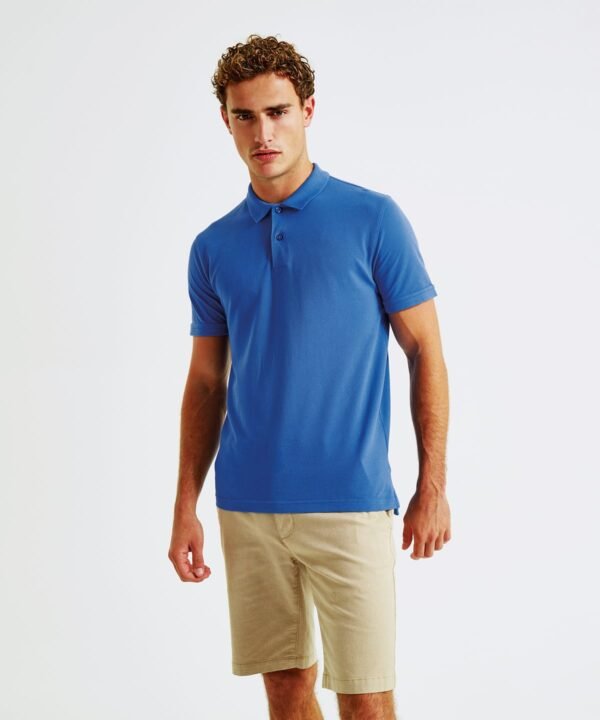 Asquith & Fox Men's coastal vintage wash polo - Polo Shirt | Xcel UK