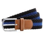 Asquith & Fox Two-colour stripe braid stretch belt - Belts | Xcel UK