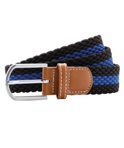 Asquith & Fox Two-colour stripe braid stretch belt - Belts | Xcel UK