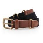 Asquith & Fox Faux leather and canvas belt - Belts | Xcel UK