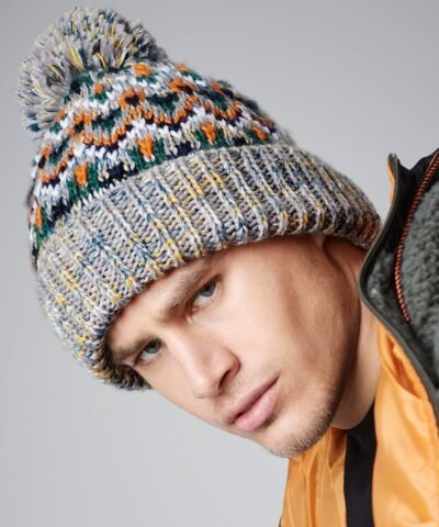 Beechfield Blizzard bobble beanie - Beanie Hat | Xcel UK