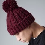 Beechfield Cable knit melange beanie - Fleece | Xcel UK
