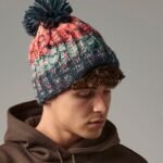 Beechfield Corkscrew pom pom beanie - Beanie Hat | Xcel UK