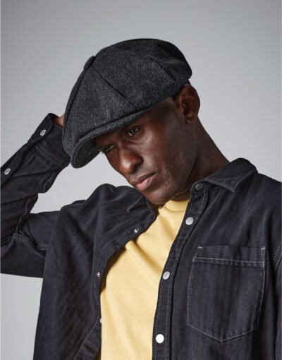 Beechfield Melton wool baker boy cap