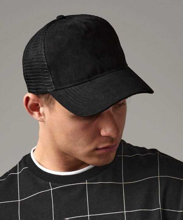 Beechfield Suede snapback trucker - Caps | Xcel UK