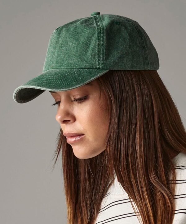 Beechfield Relaxed 5-panel vintage cap - Caps | Xcel UK
