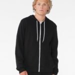 Canvas Unisex polycotton fleece full-zip hoodie - Custom Printed & Embroidered Hoodies – Personalised in the UK | Xcel UK