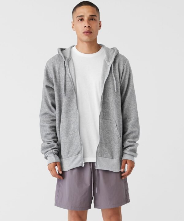 Canvas Unisex sueded fleece full-zip hoodie - Custom Printed & Embroidered Hoodies – Personalised in the UK | Xcel UK