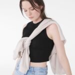 Canvas Women’s micro rib muscle crop tank - Vests (t-shirt) | Xcel UK