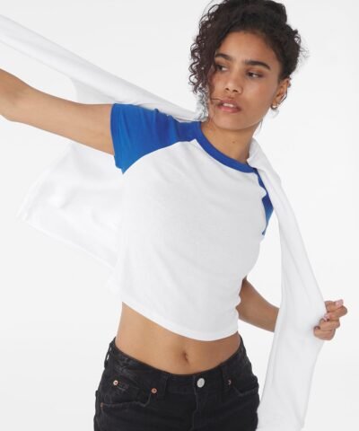 Canvas Women’s micro rib raglan baby t-shirt - T-Shirts | Xcel UK