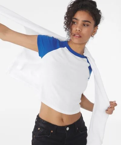 Canvas Women’s micro rib raglan baby t-shirt - T-Shirts | Xcel UK