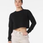 Canvas Women's cropped crew fleece - Clothing | Xcel UK