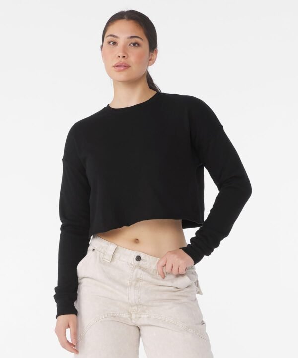 Canvas Women's cropped crew fleece - Clothing | Xcel UK