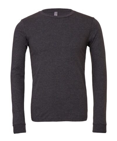 Canvas Unisex heather cvc long sleeve t-shirt - T-Shirts | Xcel UK