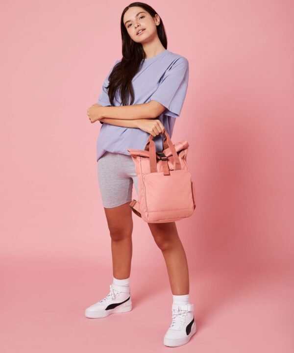 Bagbase Recycled mini twin handle roll-top backpack - Bags | Xcel UK