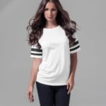 Your Brand Women's mesh stripe tee - T-Shirt | Xcel UK