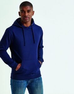Asquith & Fox Men’s coastal vintage wash loop back hoodie