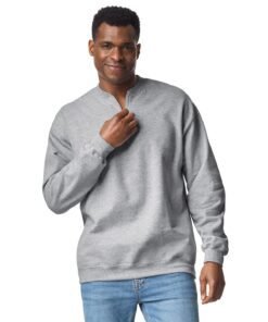 Gildan SoftstyleÂ™ midweight adult fleece 1/4-zip sweatshirt