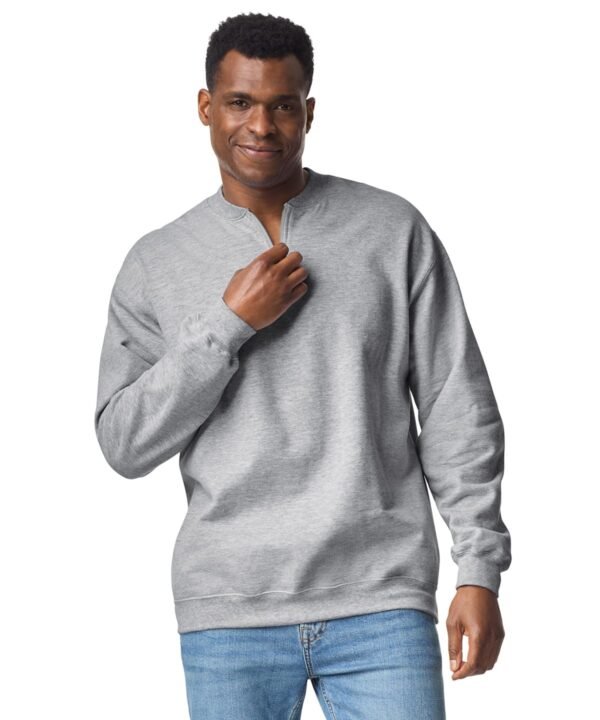 Softstyle midweight adult fleece 1/4-zip sweatshirt - Sweatshirts | Xcel UK