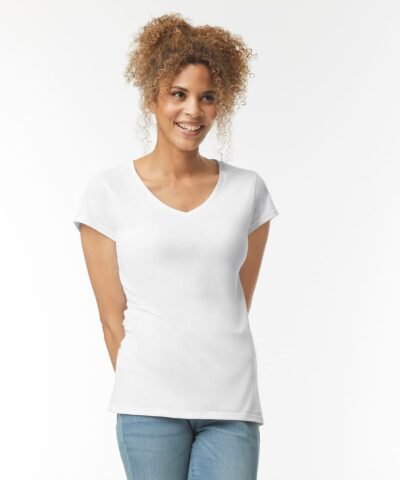 Softstyle women's v-neck t-shirt - T-Shirts | Xcel UK