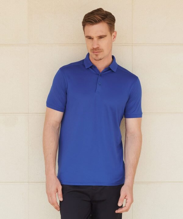 Henbury Stretch polo shirt with wicking finish (slim fit) - Polos | Xcel UK
