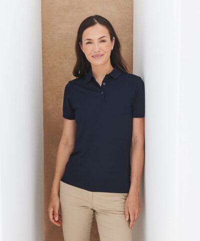 Henbury Women’s recycled polyester polo shirt - Polos | Xcel UK