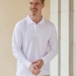 Henbury Long sleeve coolplus polo shirt - Polos | Xcel UK