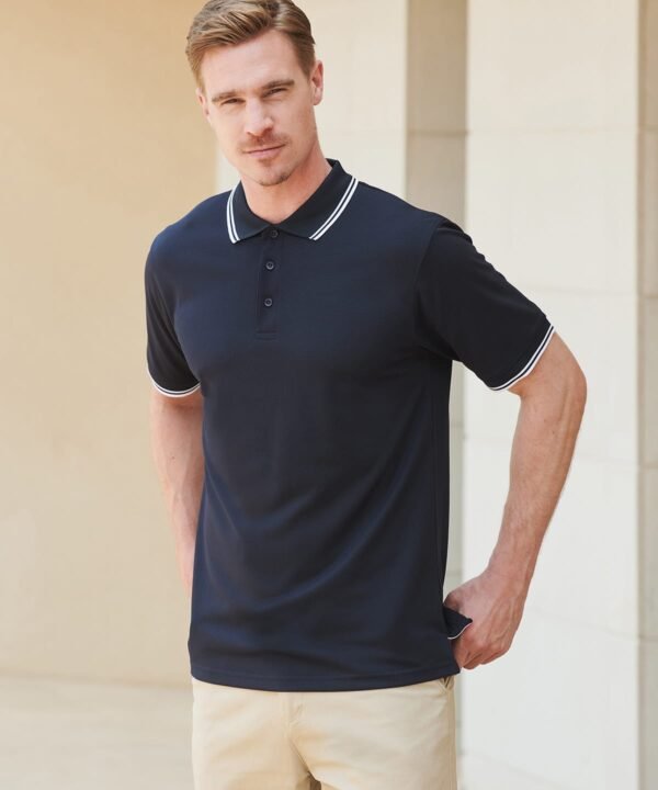 Henbury Double tipped coolplus polo shirt - Polos | Xcel UK