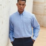 Henbury Long sleeve classic oxford shirt - Shirts | Xcel UK