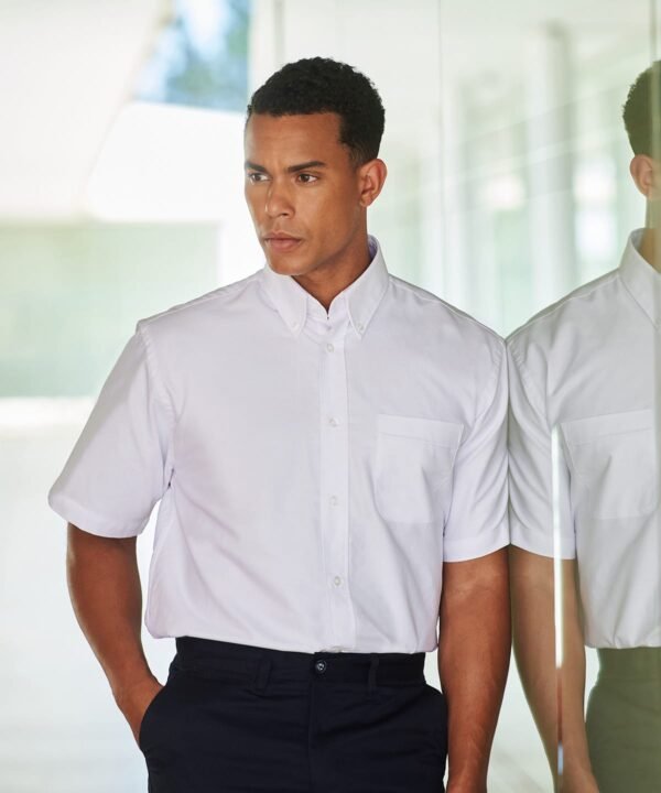 Henbury Short sleeve classic oxford shirt - Shirts | Xcel UK