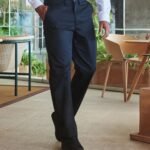 Henbury 65/35 flat fronted chino trousers - Workwear Trousers | Xcel UK