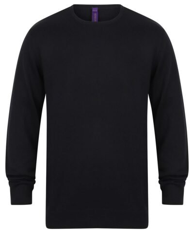 Henbury Crew neck jumper - Knitted Jumpers | Xcel UK