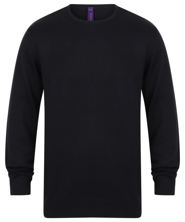 Henbury Crew neck jumper - Knitted Jumpers | Xcel UK