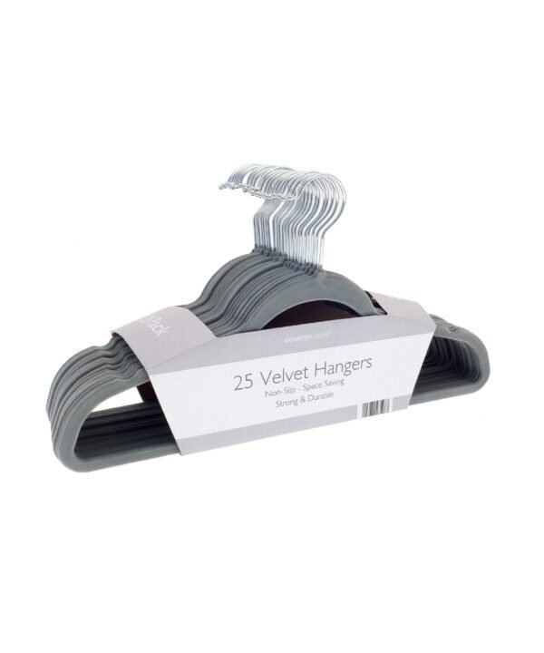 & Living Velvet-effect coat hangers (25-pack) - Accessories | Xcel UK