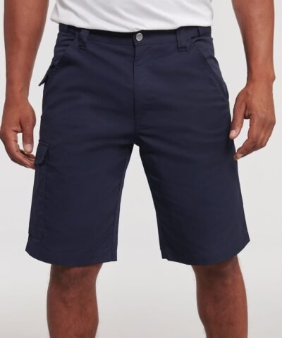 Russell Europe Polycotton twill workwear shorts - Work Shorts | Xcel UK