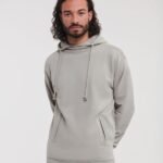 Russell Europe Pure organic high collar hooded sweatshirt | Xcel UK