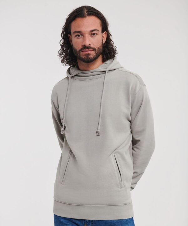 Russell Europe Pure organic high collar hooded sweatshirt | Xcel UK