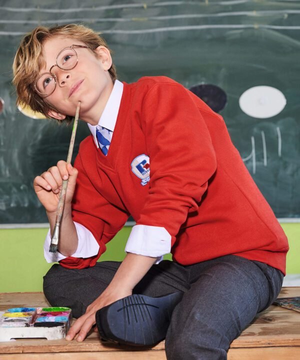 Russell Europe Kids v-neck sweatshirt - Sweatshirts | Xcel UK