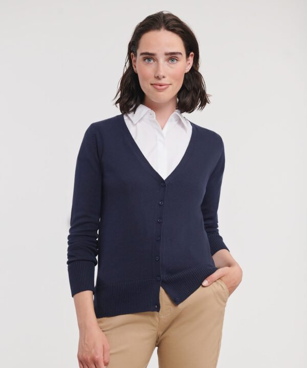 Russell Collection Women's v-neck knitted cardigan - Cardigans | Xcel UK