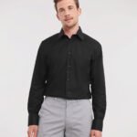 Russell Collection Long sleeve easycare tailored oxford shirt - Shirts | Xcel UK