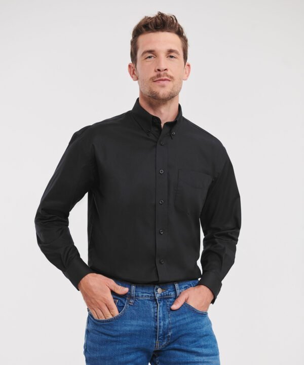 Russell Collection Long sleeve easycare oxford shirt - Shirts | Xcel UK