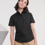 Russell Collection Women's short sleeve oxford shirt - Shirts | Xcel UK