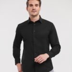 Russell Collection Long sleeve easycare fitted shirt - Shirts | Xcel UK