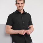 Russell Collection Short sleeve easycare fitted shirt - Shirts | Xcel UK