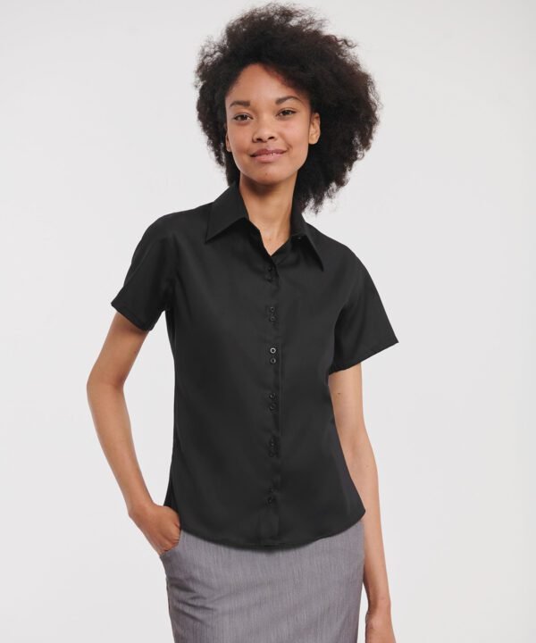 Russell Europe Women's short sleeve ultimate non-iron shirt - Shirts | Xcel UK