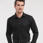Russell Collection Long sleeve tailored ultimate non-iron shirt - Shirts | Xcel UK