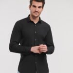 Russell Collection Long sleeve ultimate stretch shirt - Shirts | Xcel UK