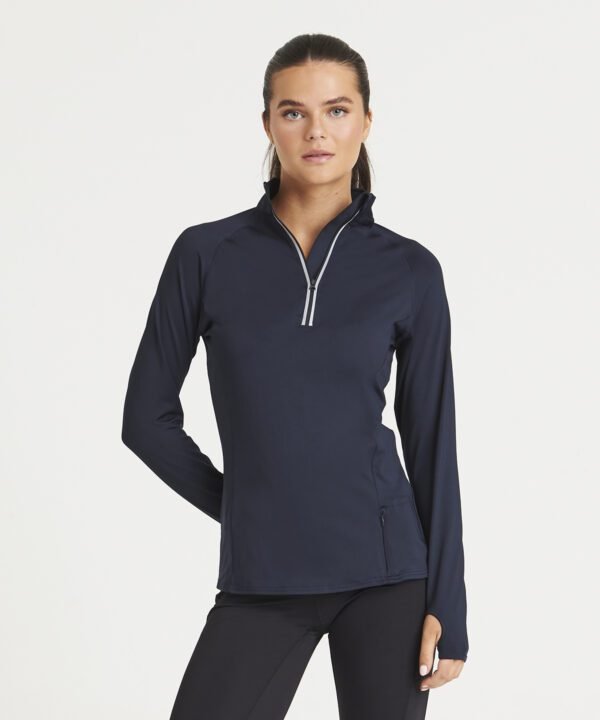 Just Cool Women's cool flex long half-zip top - Sports Overtops | Xcel UK
